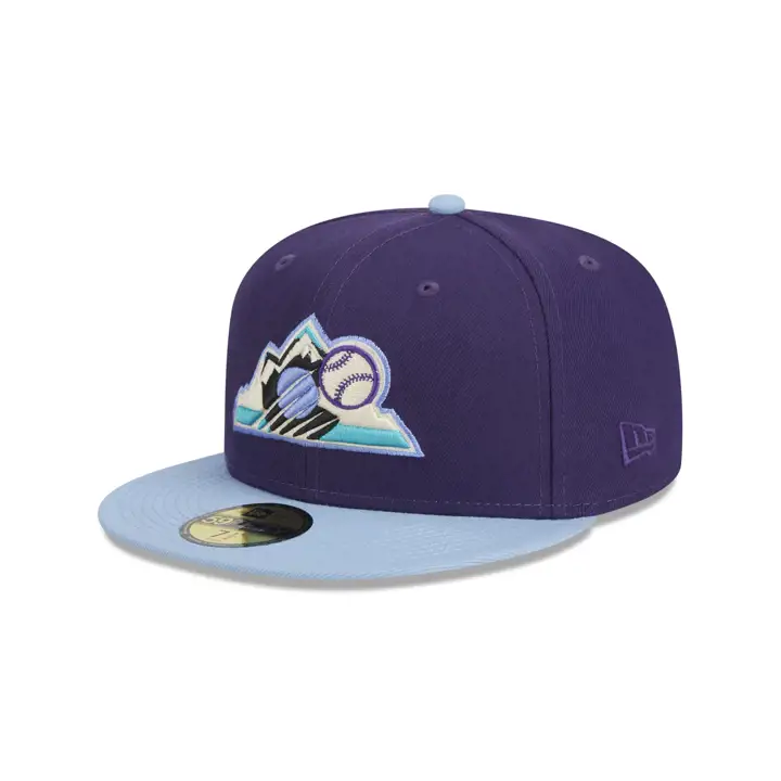 Colorado Rockies MLB Purple Sky 59FIFTY PUR/SKBL/TEAL