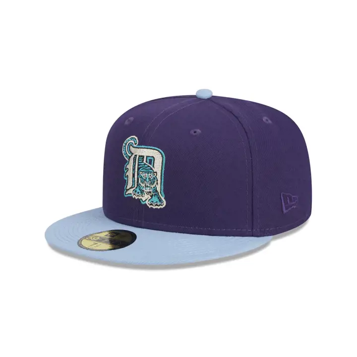 Detroit Tigers MLB Purple Sky 59FIFTY VIOLET/BLEU CIEL/TURQUOISE