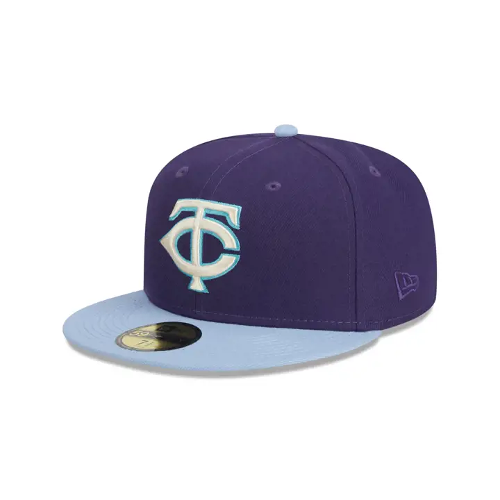 Minnesota Twins MLB Purple Sky 59FIFTY PUR/SKBL/TEAL
