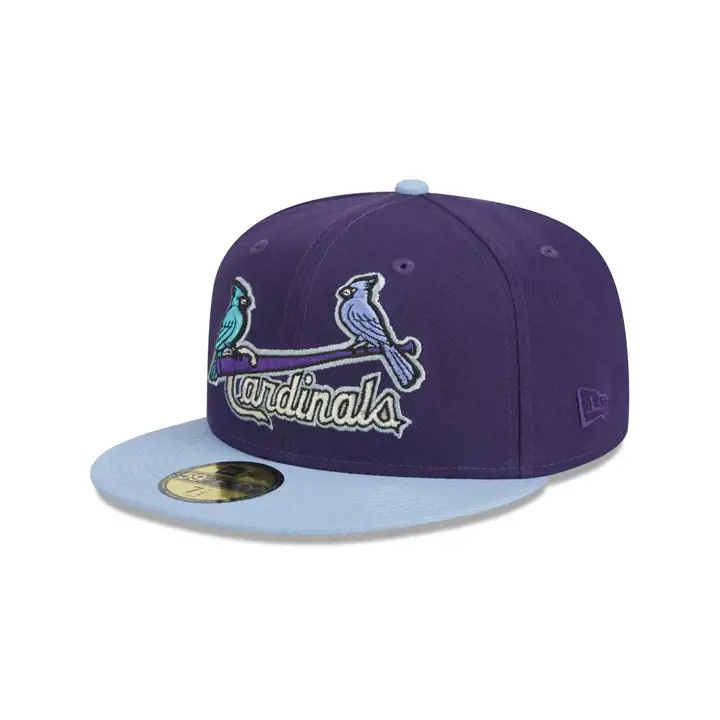 St. Louis Cardinals MLB Purple Sky 59FIFTY VIOLET/BLEU CIEL/TURQUOISE