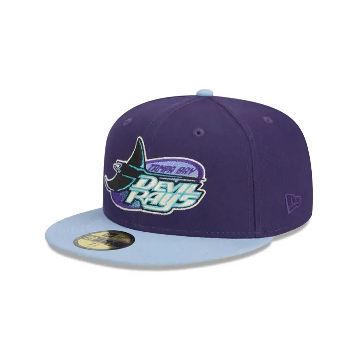 Tampa Bay Rays MLB Purple Sky 59FIFTY VIOLET/BLEUC/VERT_BLEUTÉ
