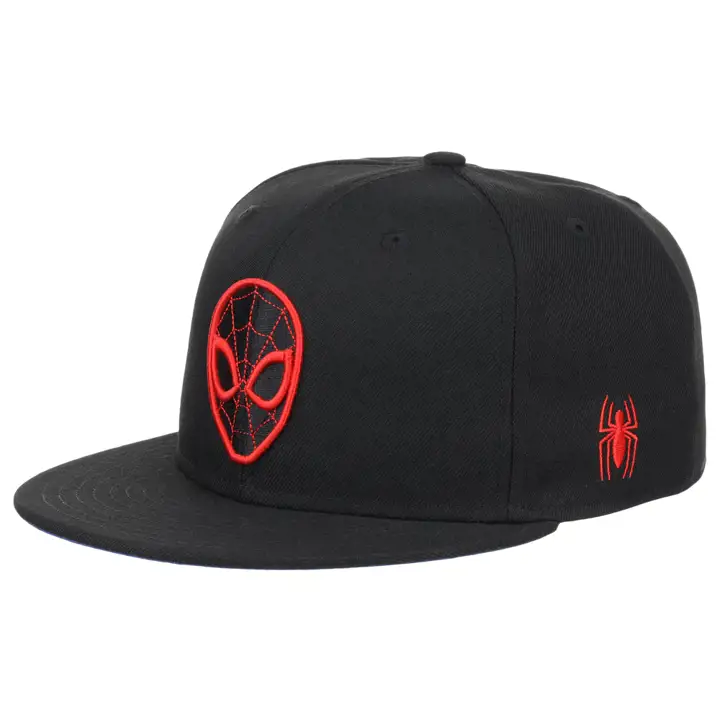 Logo Spiderman éléments ajustés noir/bleu