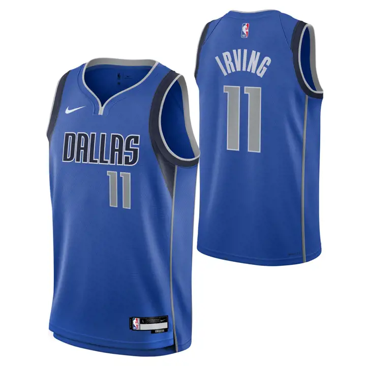 Maillot MAVS NBA Jeune Icon Swingman Kyrie Irving bleu