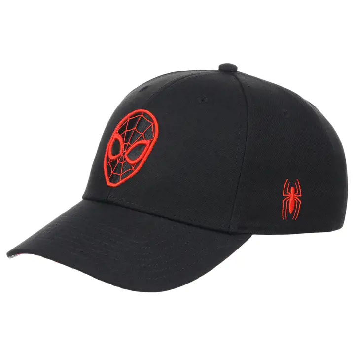 Casquette de sport anti-UV Spiderman Comic noire