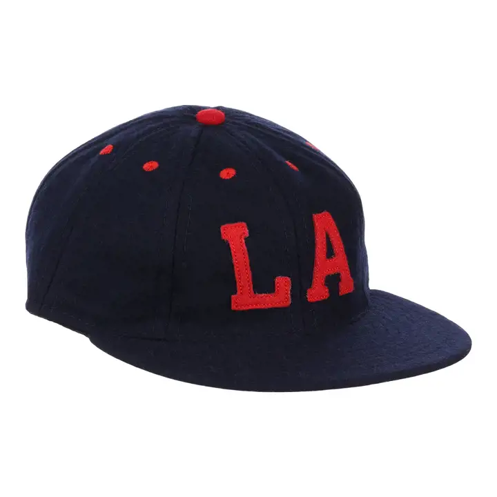 Casquette de baseball vintage à 8 panneaux Los Angeles (PCL) 1941