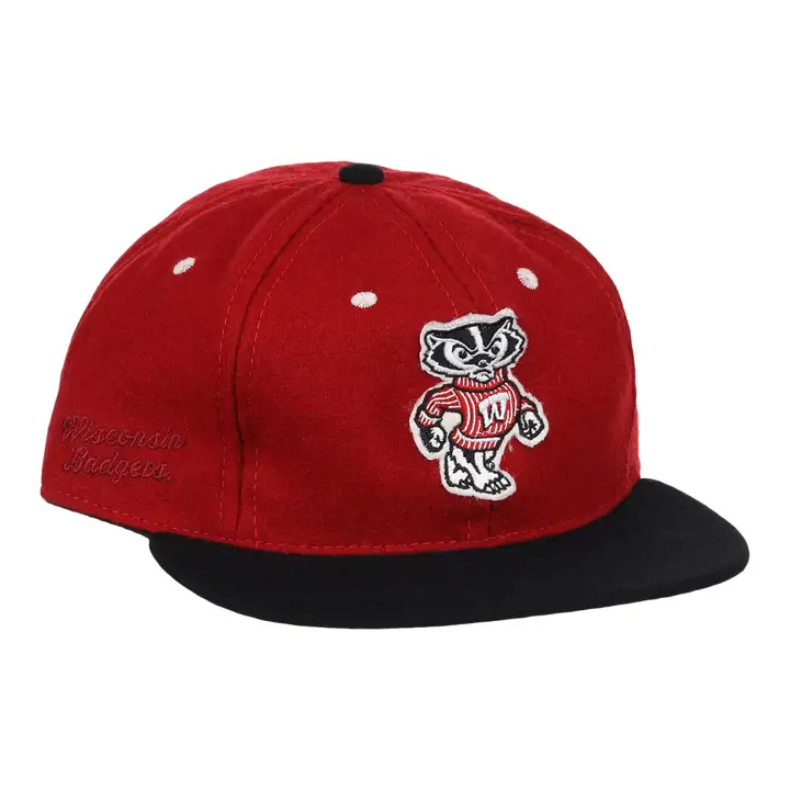 Casquette de baseball vintage mascotte de l'Université du Wisconsin