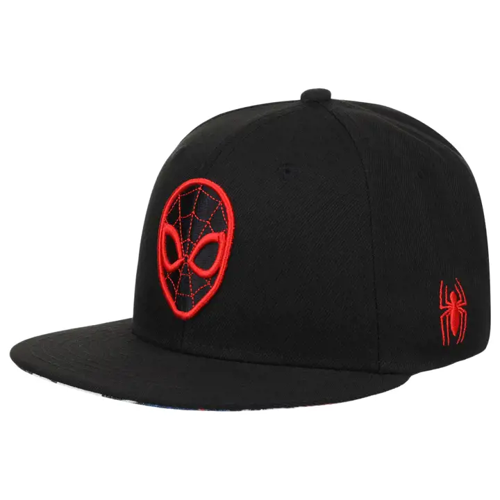 Casquette Spiderman Yth Logo Elements Comic UV Snapback noire