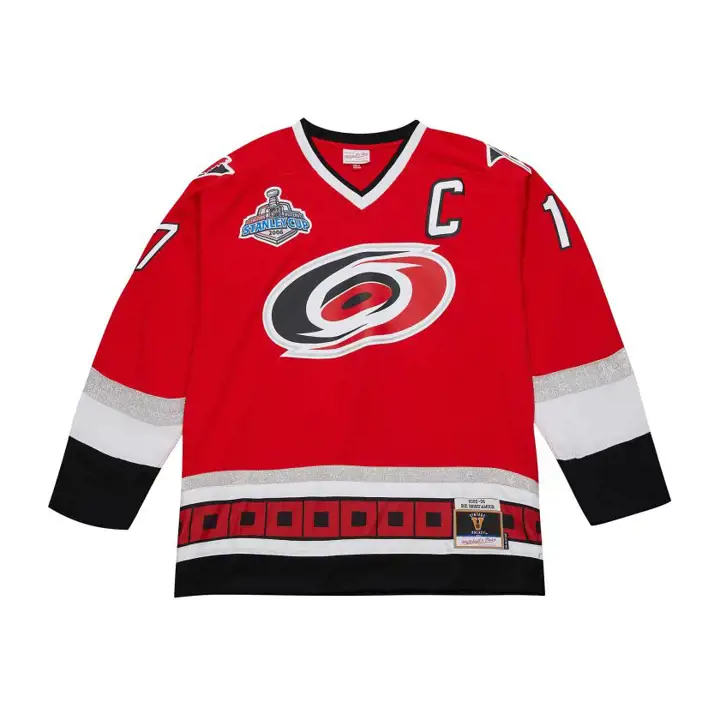 Maillot Réplique Carolina Hurricanes LNH M&N Blue Line Rod Bri