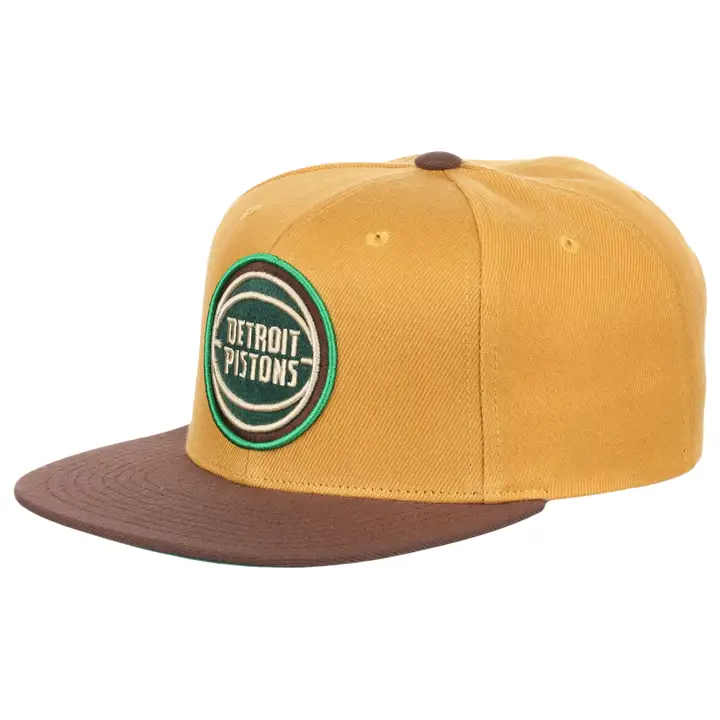 Casquette snapback Detroit Pistons NBA Beef & Broccoli KHA/BRN/GRN