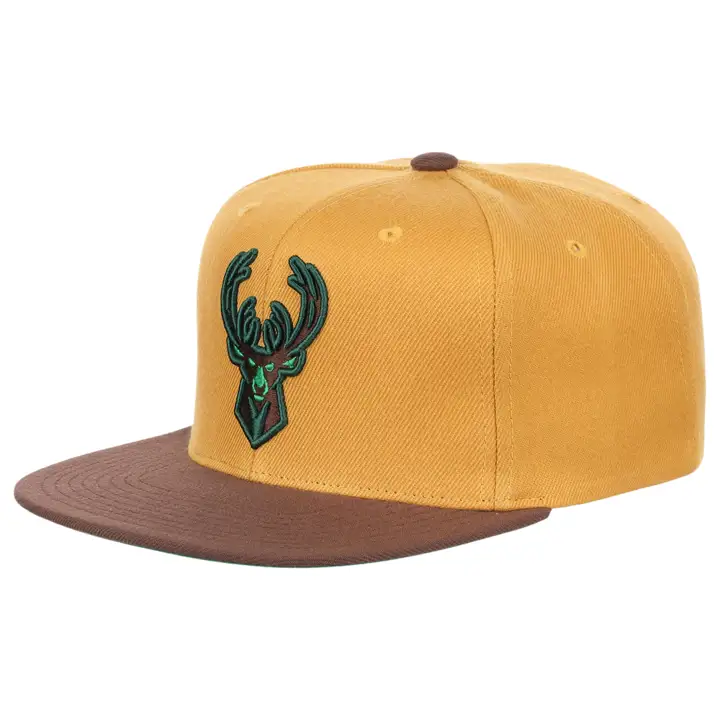Casquette Snapback Milwaukee Bucks NBA Beef & Broccoli KHA/MARRON/VERT