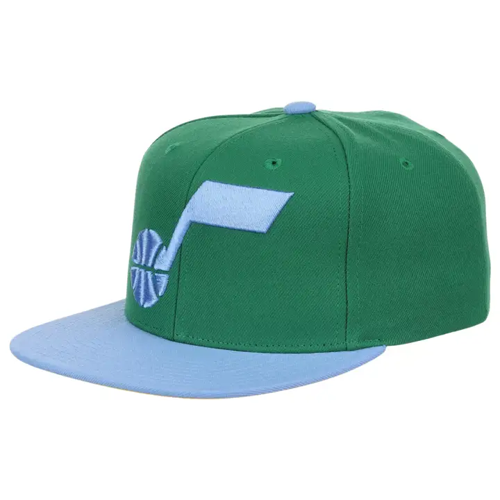 Casquette snapback NBA Waverunner Utah Jazz VERT/BLEU CLAIR/JAUNE