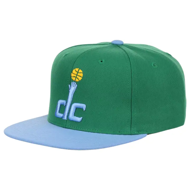 Casquette Snapback NBA Waverunner Washington Wizards VERT/BLEU/JAUNE