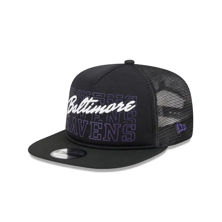 Casquette Baltimore Ravens NFL Script Foam 950AF Noire