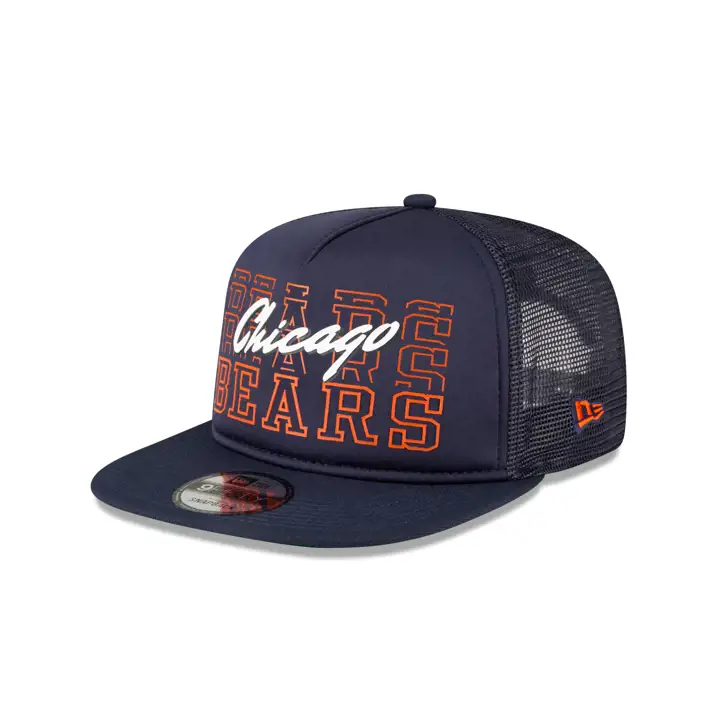 Chicago Bears NFL Script Foam 950AF BLEU MARINE
