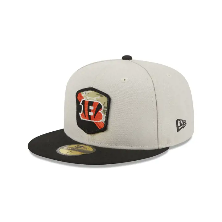 Cincinnati Bengals 23 NFL Salute to Service 59FIFTY STONE/BL