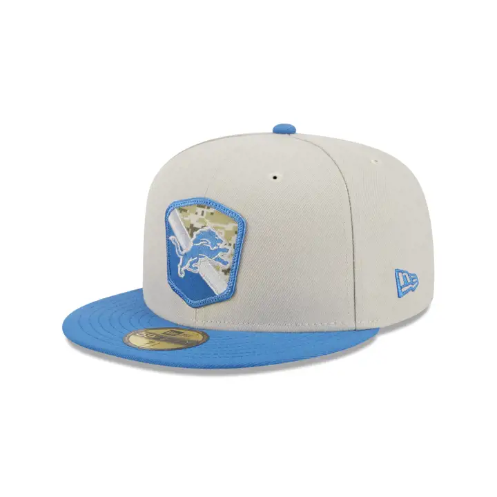 Detroit Lions 23 NFL Salute to Service 59FIFTY STONE/LBL