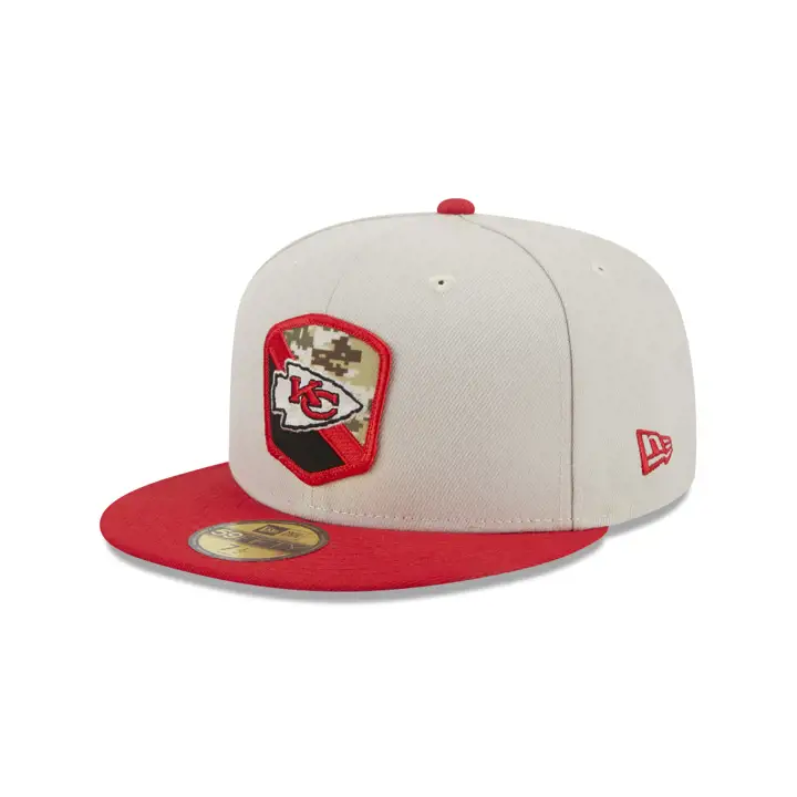 Kansas City Chiefs 23 NFL Salute to Service 59FIFTY PIERRE/ROUGE