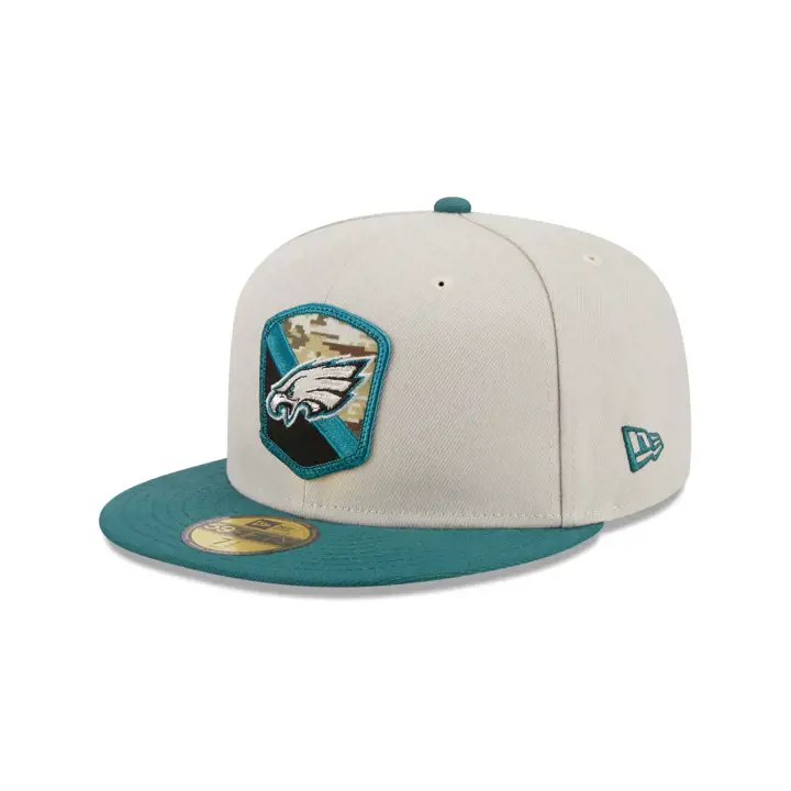 Philadelphia Eagles 23 NFL Salute to Service 59FIFTY STONE/G