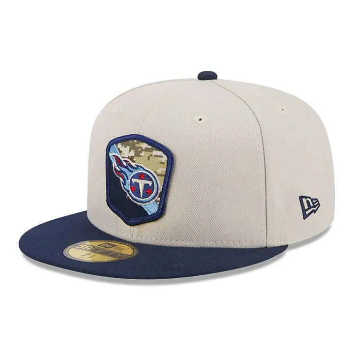 Casquette 59FIFTY Tennessee Titans 23 NFL Salute to Service STONE/NAVY