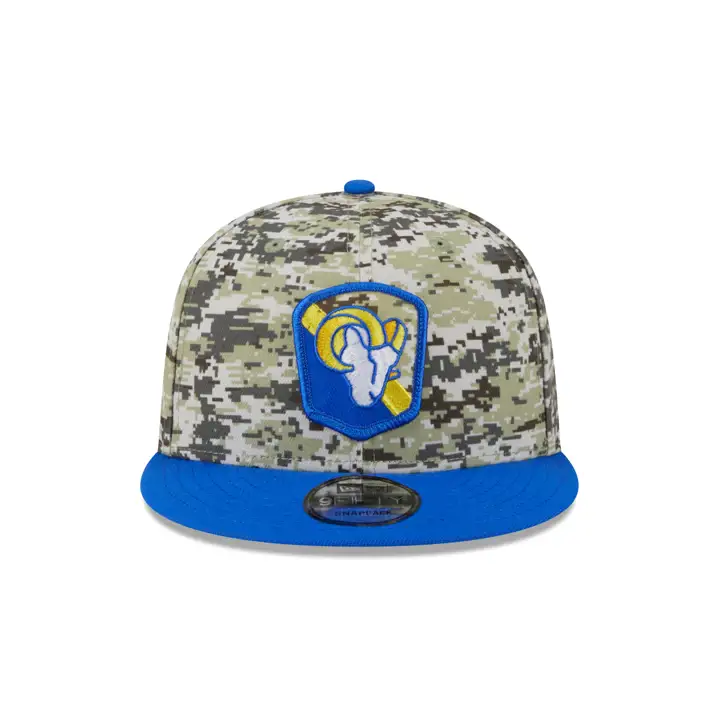 Los Angeles Rams 23 NFL Salute to Service 9FIFTY CAMO/BLEU