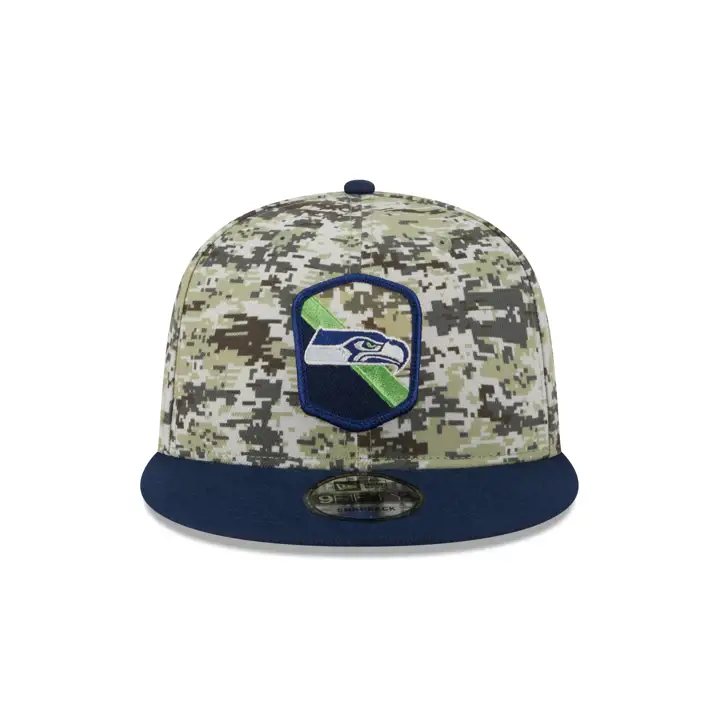 Seattle Seahawks 23 NFL Salute to Service 9FIFTY CAMO/NAVY