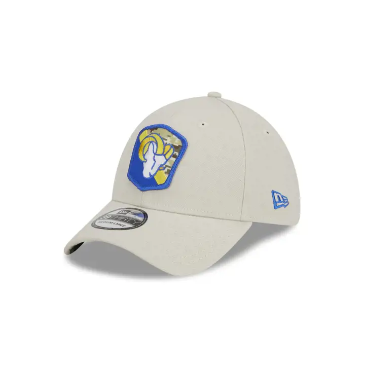 Los Angeles Rams 23 NFL Salute to Service Casquette 39THIRTY Stone