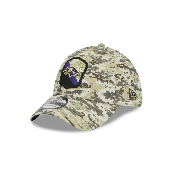 Baltimore Ravens 23 Casquette de baseball Salute to Service Camo 39THIRTY CAMO