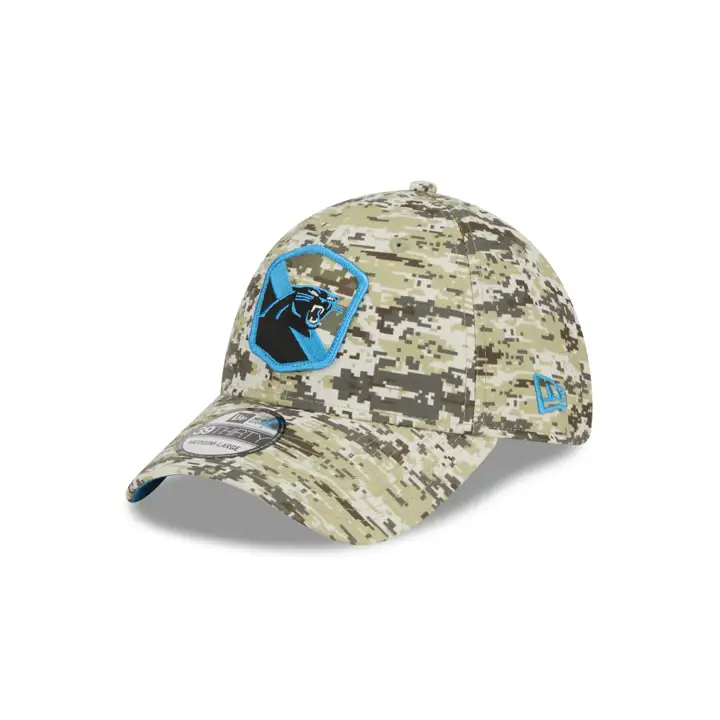 Carolina Panthers 23 NFL Salute to Service Camo 39THIRTY CASQUETTE