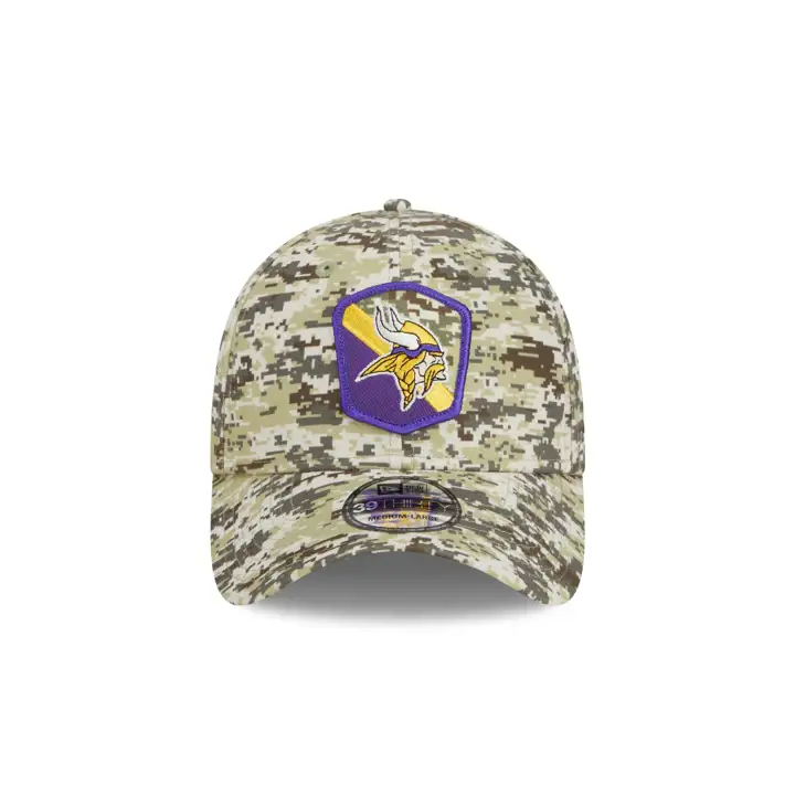 Minnesota Vikings 23 NFL Salute to Service Camo 39THIRTY CAM