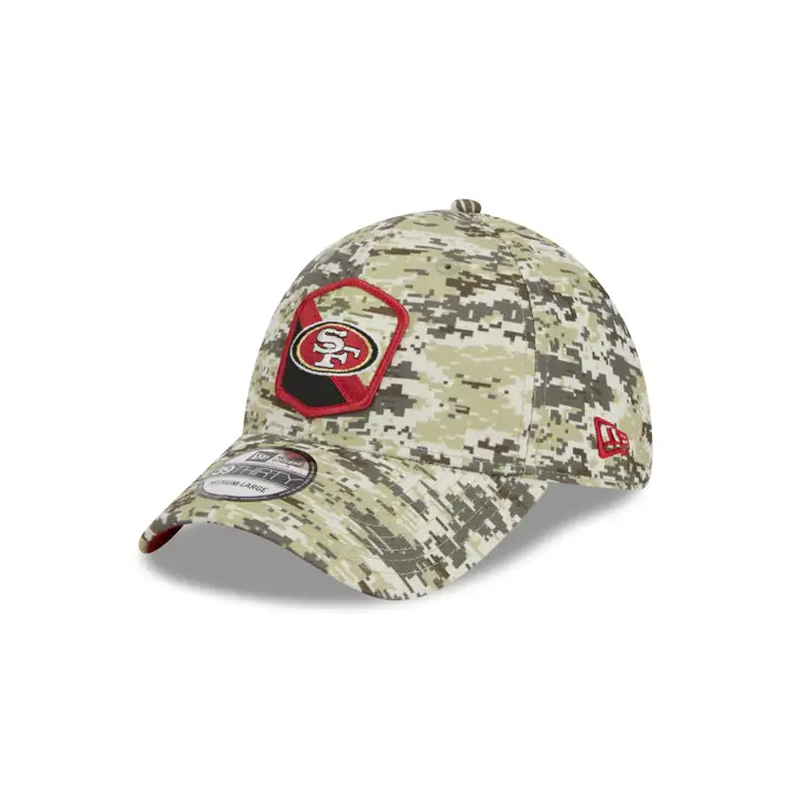 Casquette San Francisco 49ers 23 NFL Salute to Service Camo 39THIRTY