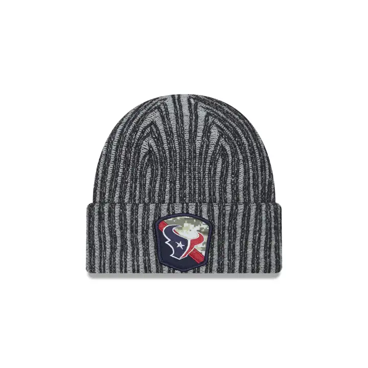 Houston Texans 23 NFL Bonnet Tricoté Salute to Service BLK