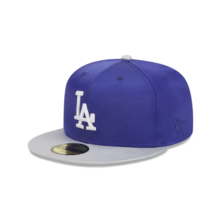 Los Angeles Dodgers MLB Full Satin 59FIFTY BLEU/GRIS/VERT