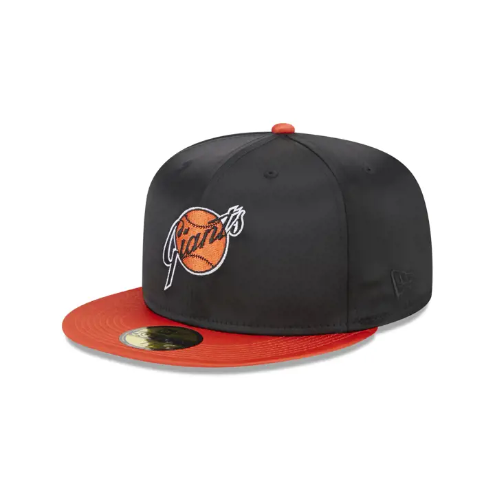 San Francisco Giants MLB Full Satin 59FIFTY NOI/ORA/GRI