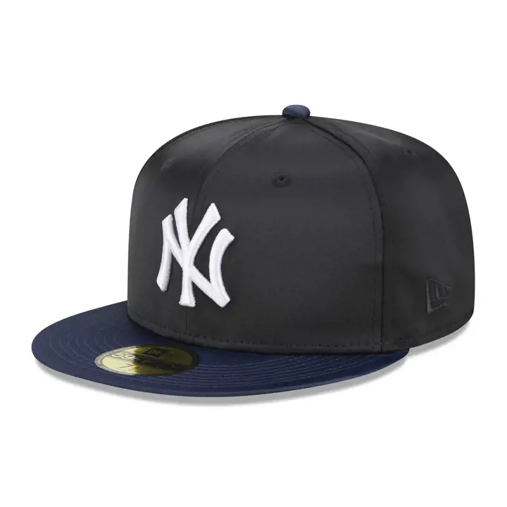 New York Yankees MLB Satin Noir 59FIFTY BLK/NAVY/GRN
