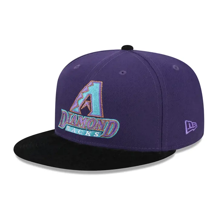 Casquette Arizona Diamondbacks MLB Velvet 59FIFTY VIOLET/NOIR/VERT