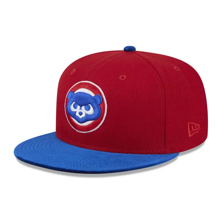 Chicago Cubs MLB Velvet 59FIFTY ROUGE/BLEU/VERT