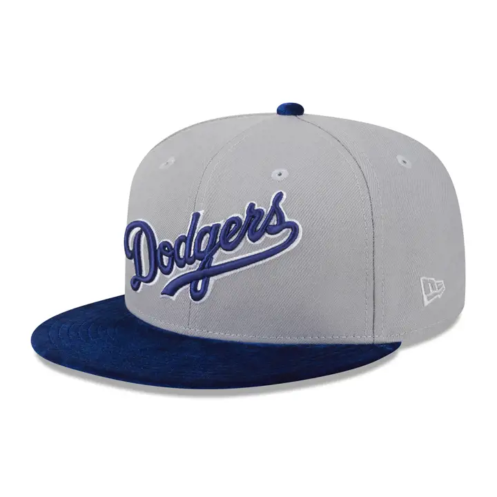 Los Angeles Dodgers MLB Velvet 59FIFTY GRIS/BLEU/VERT
