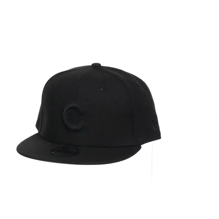 Casquette enfant 9FIFTY des Chicago Cubs MLB Blackout YTH noire/noire