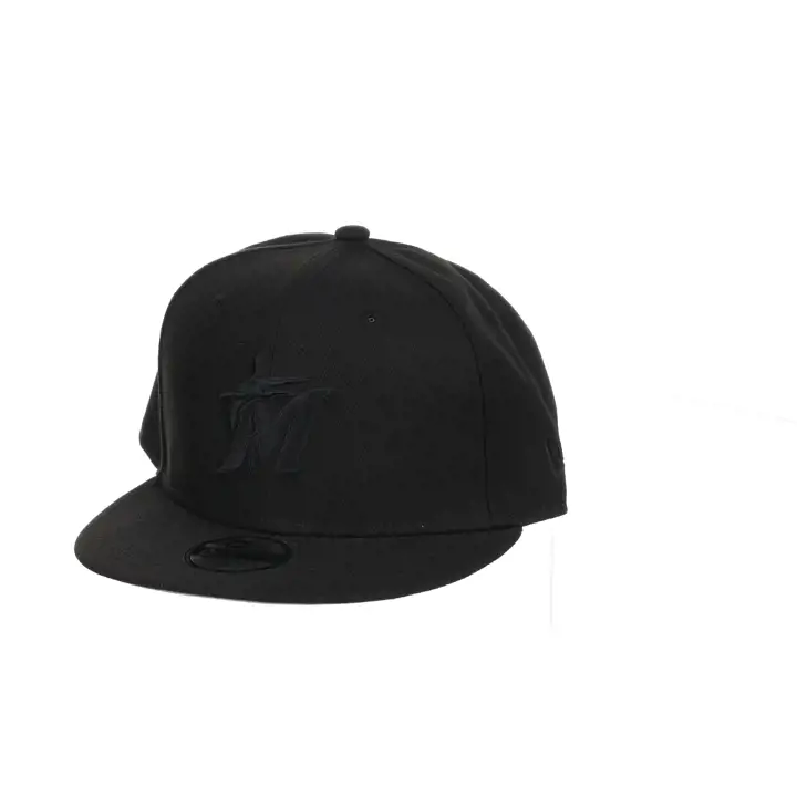 Miami Marlins MLB Blackout YTH 9FIFTY BLK/BLK