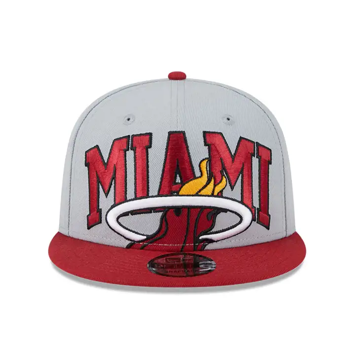 MIAMI HEAT NBA Coup d'envoi 2023 9FIFTY GRISFONCÉ/NOIR
