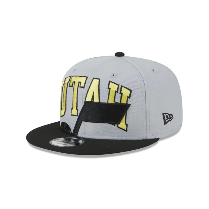 UTAH JAZZ NBA Coup d'Envoi 2023 9FIFTY GRISFONCÉ/NOIR