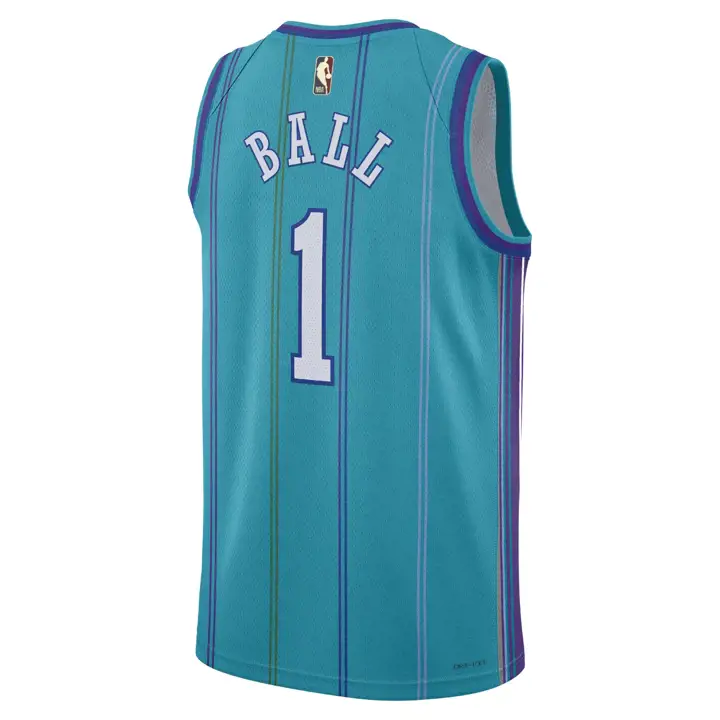 Maillot NBA HWC Swingman Charlotte Hornets 23 LaMelo Ball TEA