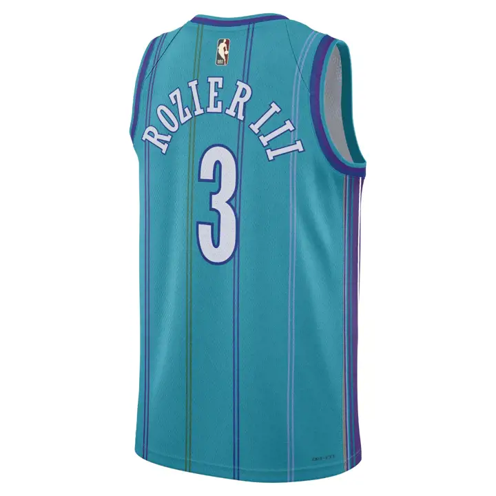 Maillot NBA HWC Swingman des CHARLOTTE HORNETS 23 Terry Rozier TE