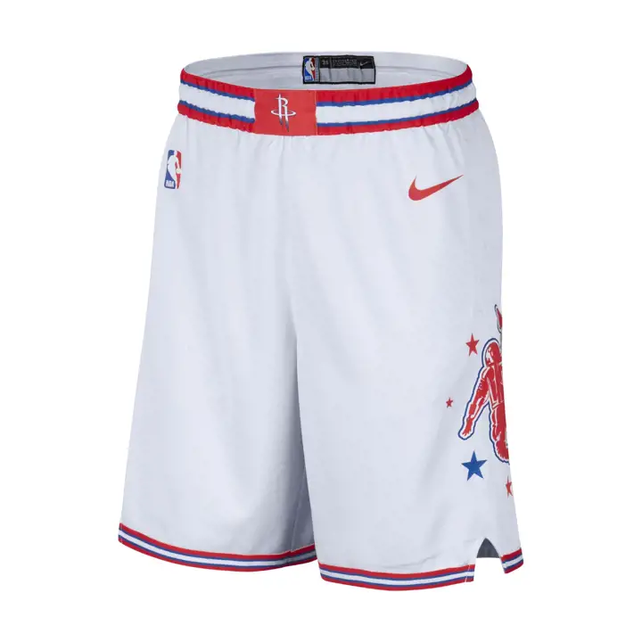 Short Swingman NBA City Edition HOUSTON ROCKETS 23 BLANC