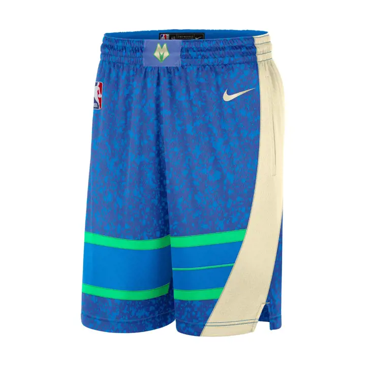 SHORT NBA City Edition Swingman MILWAUKEE BUCKS 23 BLEU