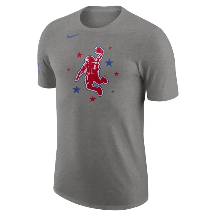 T-shirt avec logo Houston Rockets NBA City Edition 23 GRIS