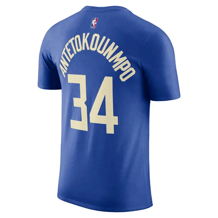 BUCKS NBA City Edition Player T-Shirt 23 Giannis Antetokounm