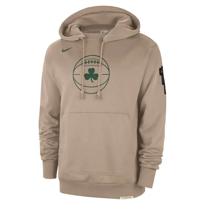 BOSTON CELTICS NBA CTS Standard Issue City Edition Hoodie BEIGE