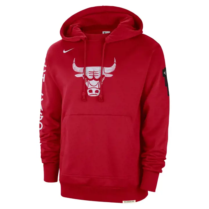 Hoodie NBA Chicago Bulls CTS Standard Issue City Edition ROUGE