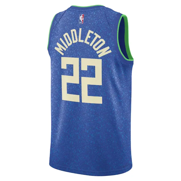 Maillot Swingman MILWAUKEE BUCKS NBA City Edition 23 Khris Mi